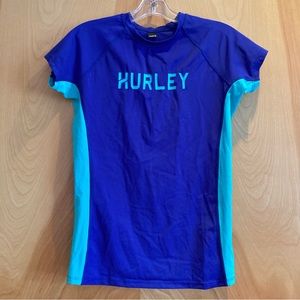Hurley blue/teal rashguard